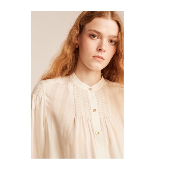 Rebecca Taylor Poesie Jacquard Blouse. - Picture 2 of 8